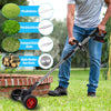Foldable Efficient Grass Trimmer Durable Electric Mower for Easy Lawn Maintenance Easy to Lawn Mower US Plug Black