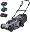 ROYAL GARDEN Electric 40V 17 Inch Cordless Lawn Mower Walk behind Brushless Push Mower 6-Height Adjust Portable & Lightweight 2