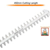2 in 1 Electric Pole Hedge Trimmer, Power Hedge Trimmer with 18 Inch Dual-Action Laser Cut & Adjustable Cutting Head, 4.8Amp, 6