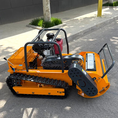Customized AWY Robot Grass Cutter Cutting Width 800Mm 1000Mm 1200Mm 650W Brushless Motor Remote Control Crawler Flail Mower