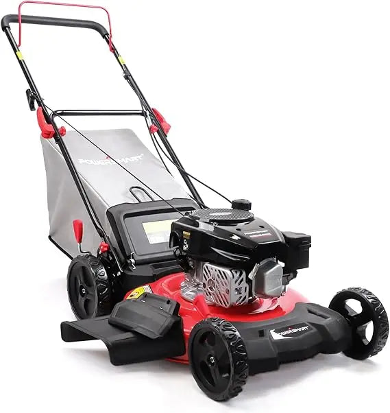 Lawn Mower Gas Powered, 21-Inch 144Cc Engine 3-In-1 Walk-Behind Push Lawn Mower, Oil Included
