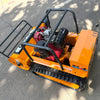 Customized AWY Robot Grass Cutter Cutting Width 800Mm 1000Mm 1200Mm 650W Brushless Motor Remote Control Crawler Flail Mower