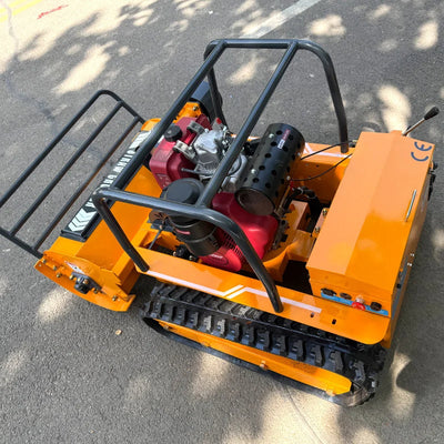 Customized AWY Robot Grass Cutter Cutting Width 800Mm 1000Mm 1200Mm 650W Brushless Motor Remote Control Crawler Flail Mower