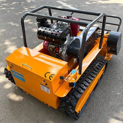 Customized AWY Robot Grass Cutter Cutting Width 800Mm 1000Mm 1200Mm 650W Brushless Motor Remote Control Crawler Flail Mower