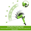 2 in 1 Electric Pole Hedge Trimmer, Power Hedge Trimmer with 18 Inch Dual-Action Laser Cut & Adjustable Cutting Head, 4.8Amp, 6