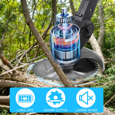 Foldable Efficient Grass Trimmer Durable Electric Mower for Easy Lawn Maintenance Easy to Lawn Mower US Plug Black